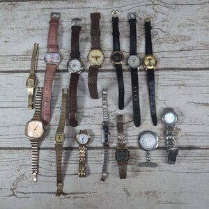 Assorted Lot Of 14 Watches - Untested